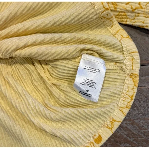 Disney Winnie the Pooh Yellow Ribbed Top & Leggings Set – Size 18‎ Months - Picture 4 of 12